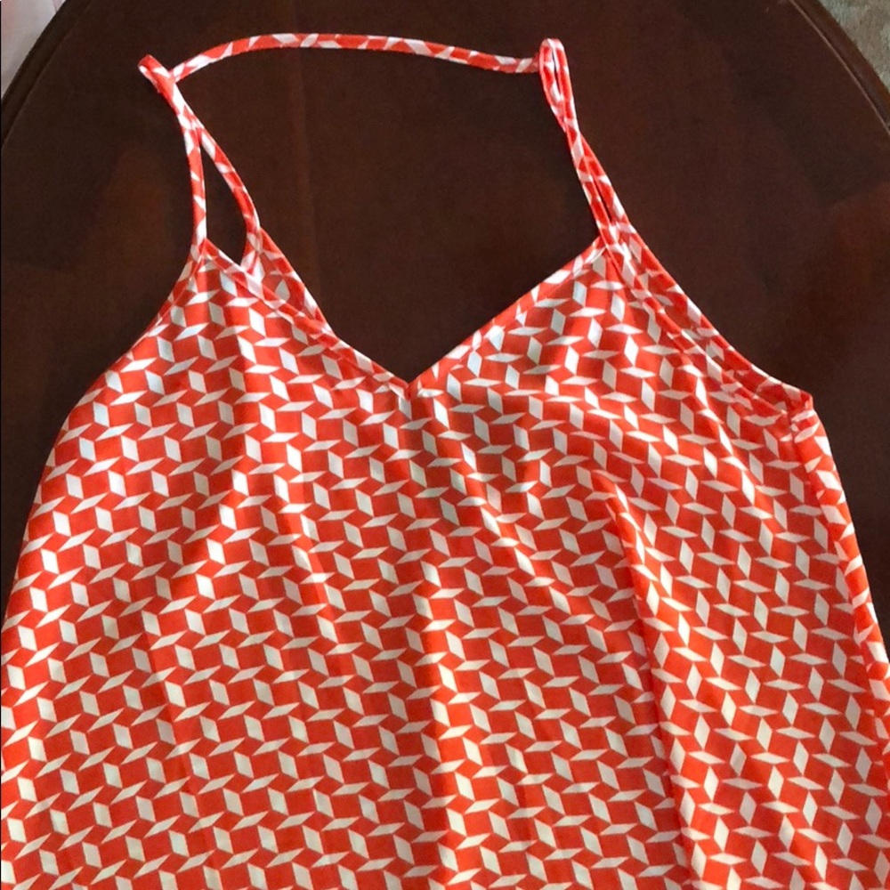 Dressy tank with open back